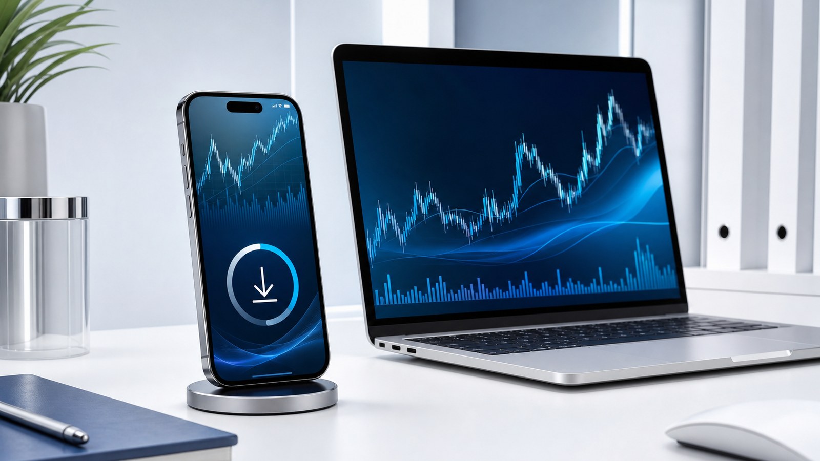 MT5官网 APP 关注与个性化界面示意