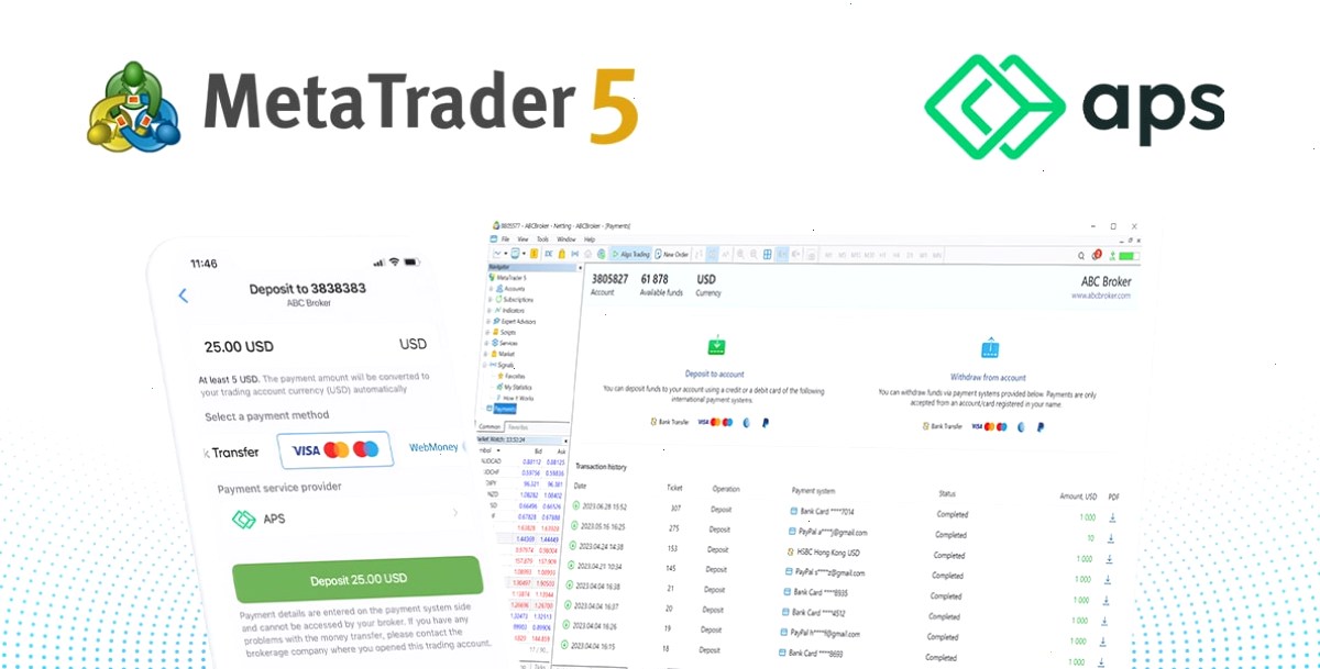 MT5官网_MT5_跟单观察通道：支付服务提供商APS加入MetaTrader 5的内置支付系统（封面配图）